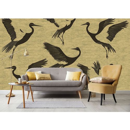 Guido Maria Kretschmer photo wallpaper Crane Gold Black