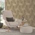 Vliestapete Exotisch Federn Gold Metallic 10516-30 Zimmer 4