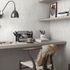 Vliestapete Holz Fliesen Grau Silber Metallic 10439-31 Raum 4