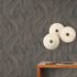 Non-woven wallpaper abstract waves brown bronze 10456-11 1