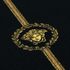 Wallpaper Versace stripes black gold metallic 79131-2 6