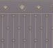 Wallpaper Versace stripes grey gold metallic 79131-4 2
