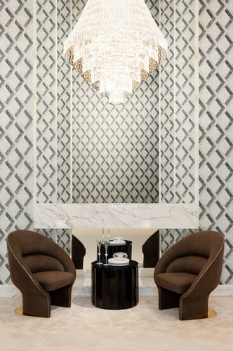Vliestapete Versace Grafik Marmor Grau Schwarz 79133-3 Zimmer