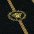 Vliestapete Versace Logo Schwarz Gold Metallic 79173-2 Zoom 6