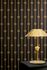 Vliestapete Versace Logo Schwarz Gold Metallic 79173-2 Raum 3