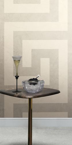 Vliestapete Versace Marmor Grau Creme Metallic 79174-5 Zimmer