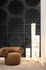 Vliestapete Versace Medaillon Schwarz Grau Glanz 79175-6 Zimmer 1