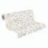 Vliestapete Wildblumen Hellgrau Silber Metallic 79004-4 Rolle 3