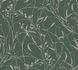 Vliestapete Wildblumen Grün Silber Metallic 79004-5 2