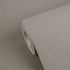 Non-woven wallpaper plain modern linen look grey 79010-4 4