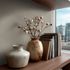 Non-woven wallpaper plain modern linen look grey 79010-4 5