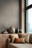 Non-woven wallpaper plain modern linen look grey 79010-4 1