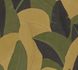 Non-woven wallpaper tropical green black yellow 79039-1 2