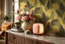 Non-woven wallpaper tropical green black yellow 79039-1 5
