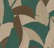 Non-woven wallpaper tropical green beige brown 79039-2 2