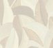 Vliestapete Tropen Blätter Creme Perlmutt Metallic 79039-5 2