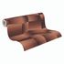Non-woven wallpaper 3D effect brown bronze metallic 79197-1 3