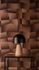 Non-woven wallpaper 3D effect brown bronze metallic 79197-1 1