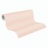 Non-woven wallpaper linen look textured solid pink 79202-2 3
