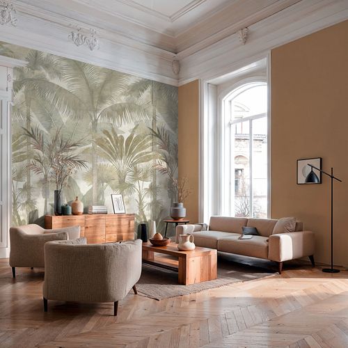 Fototapete Dschungel Palmen Shabby Creme Beige 76190-5 Zimmer