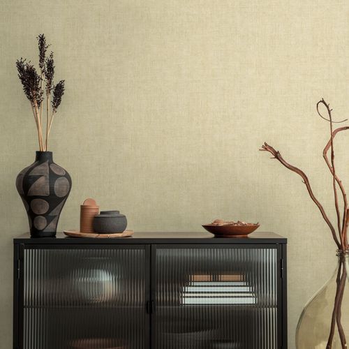 Vliestapete Uni Putzoptik Shabby Grün Grau 79044-9 Zimmer