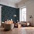 Vliestapete Grafik Muster Linien Dunkelblau Beige 79160-3 Zimmer 1