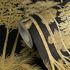 Vliestapete Palmen Dschungel Schwarz Gold Metallic 79162-3 Detail 4
