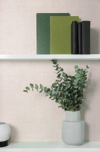 Vliestapete Uni Textiloptik Modern Grau Beige 79165-3 Zimmer