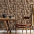 Vliestapete Kacheln Holzoptik 3D-Effekt Braun Beige 35399 Zimmer 3