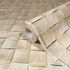 Vliestapete Holzoptik Geflecht 3D-Effekt Beige Creme 45740 2