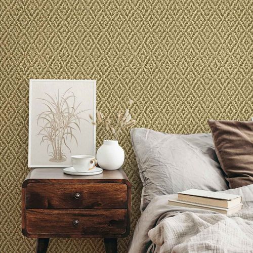 Vliestapete Grafik Muster Sisaloptik Beige 45745 Raum