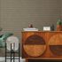 Vliestapete Rattan Holzoptik Geflecht Braun Beige 45751 Raum 1
