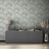 Vliestapete Wellenmuster Marmoroptik Grau 45758 Raum 1