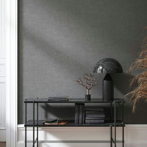 Vliestapete Einfarbig Modern Struktur Grau 45771 Raum
