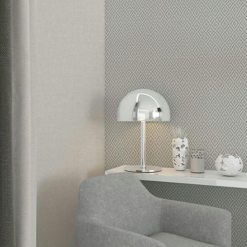 Vliestapete Einfarbig Modern Struktur Grau Beige 45773 Raum