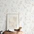 Guido Maria Kretschmer Floral Wallpaper White Beige 1
