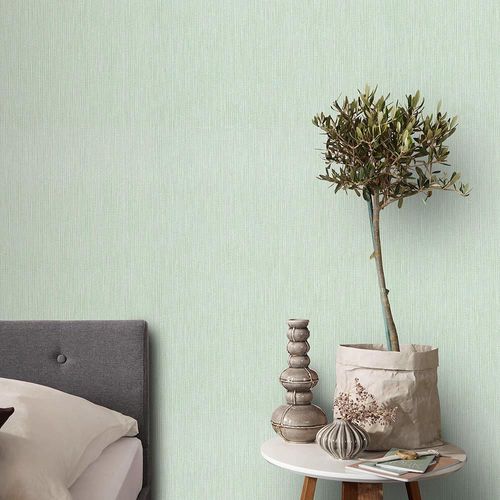 Wallpaper Guido Maria Kretschmer striped green glitter