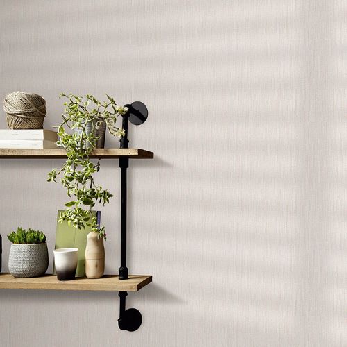 Guido Maria Kretschmer wallpaper striped beige glitter