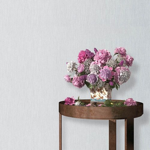 Wallpaper Guido Maria Kretschmer striped grey glitter