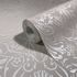 Vliestapete Barock Motiv Floral Beige Grau Metallic 82512 Detail 4