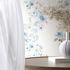 Vliestapete Blumen Aquarelloptik Weiß Blau Grau 89012 Raum 1