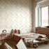 Vliestapete Blattmuster Ranken Weiß Beige Grün 89015 Raum 1