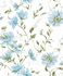 Vliestapete Floral Ranken Weiß Blau Grün 89022 2