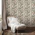 Vliestapete Floral Blumen Creme Beige Grün 89034 Zimmer 3