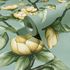 Vliestapete Floral Blumen Blau Gelb Grün 89035 Detail 4