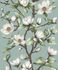 Non-woven Wallpaper Floral Flowers Blue Green White 89037 2