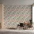 Non-woven Wallpaper Leaf Pattern Cream Brown Green 10558-11 4