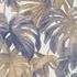 Non-woven Wallpaper Leaf Pattern Cream Brown Blue 10558-44 5