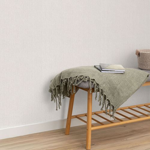 Non-woven Wallpaper Textile Look Beige Cream 10559-02