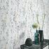 Non-woven Wallpaper Floral White Blue Gray 10561-18 1